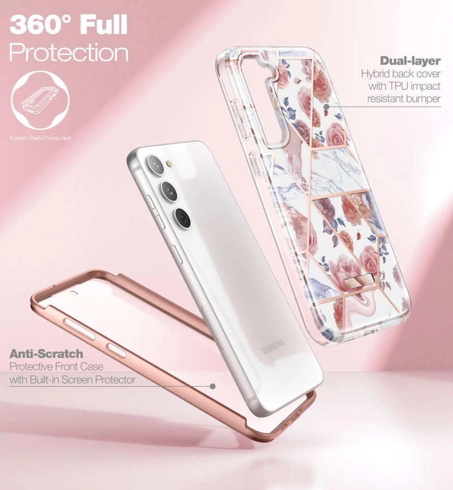 Samsung Galaxy S23 (SM-S911) Tech-Protect Velar Case Cover, Pink