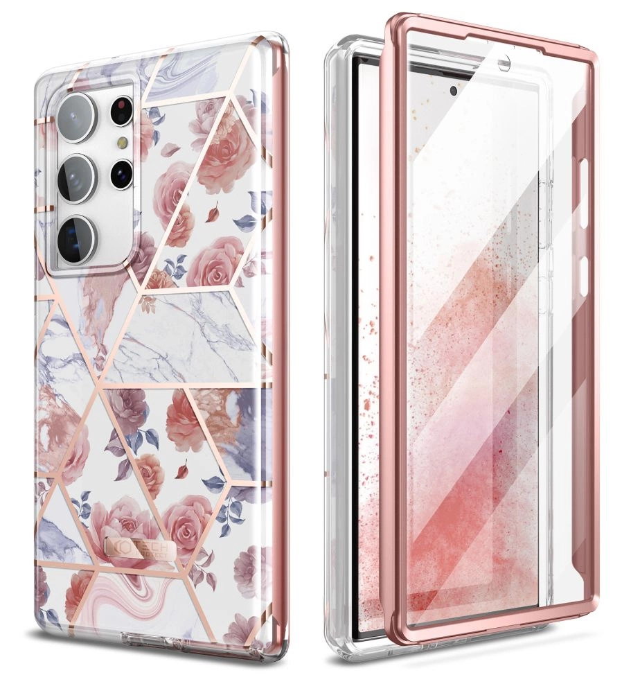 Samsung Galaxy S23 Ultra (SM-S918) Tech-Protect Velar Case Cover, Pink | Telefona Vāciņš Maciņš Apvalks Bamperis