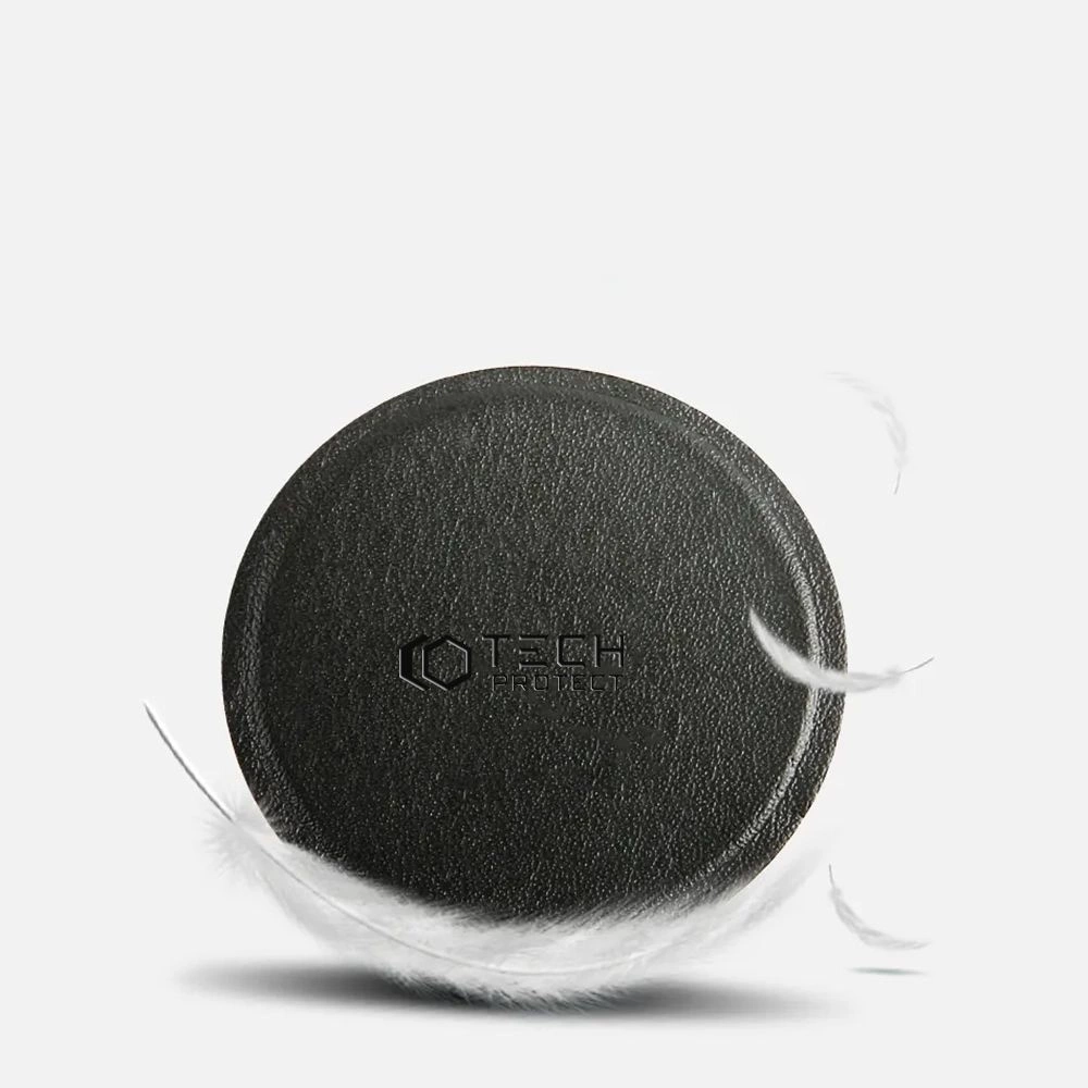 Tech-Protect MetalPlate magnetic plates for car holders - black and silver (2 pcs.)