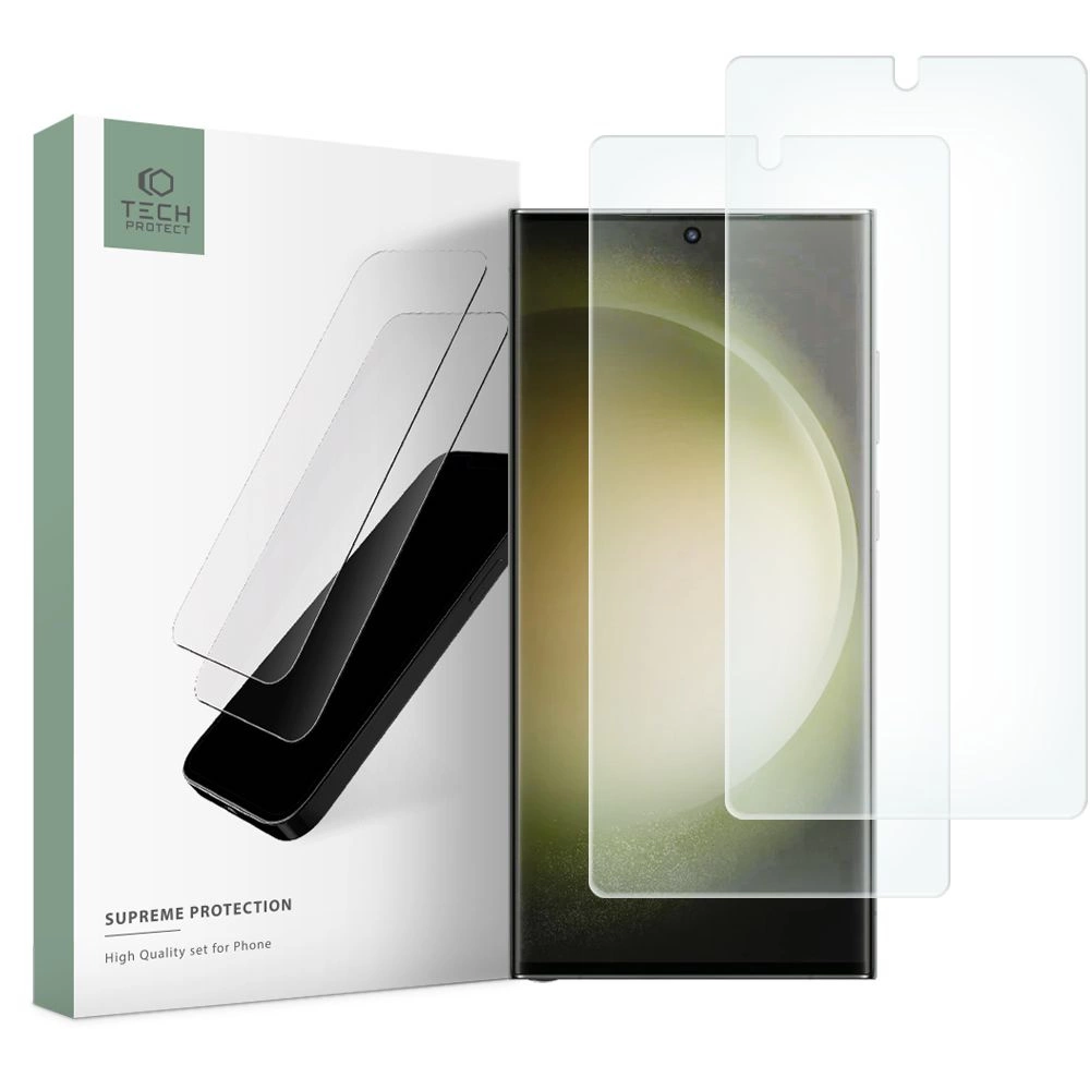 Samsung Galaxy S23 Ultra (SM-S918) Tech-Protect Supreme Flex Hydrogel Screen Protector 2 pcs.