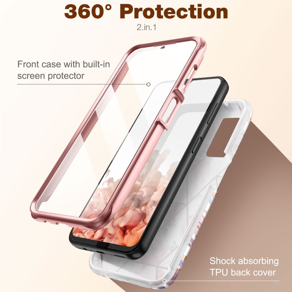 Samsung Galaxy A14 5G (SM-A146) / 4G (SM-A145F/DSN) Tech-Protect Velar Case Cover, Pink
