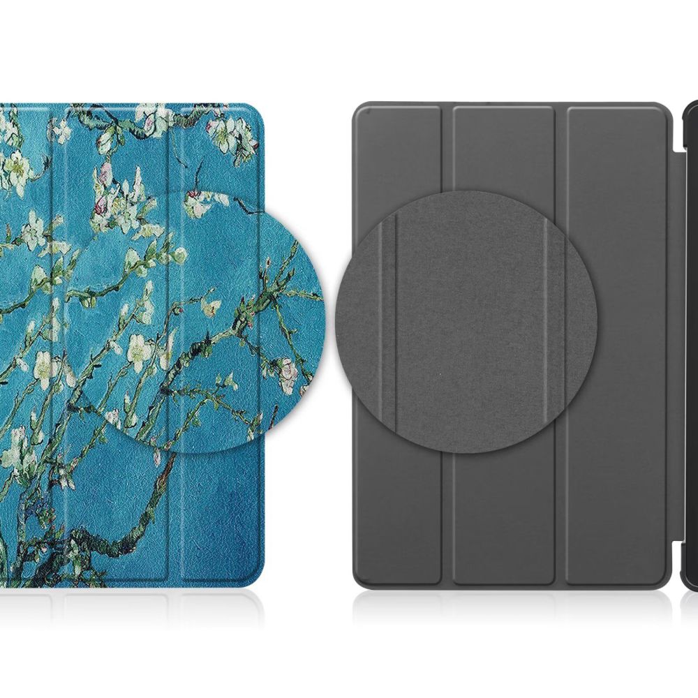 Lenovo Tab P11 Gen 2 (TB350FU) Trifold Tech-Protect SmartCase Protective Cover Case, Blue with Sakura