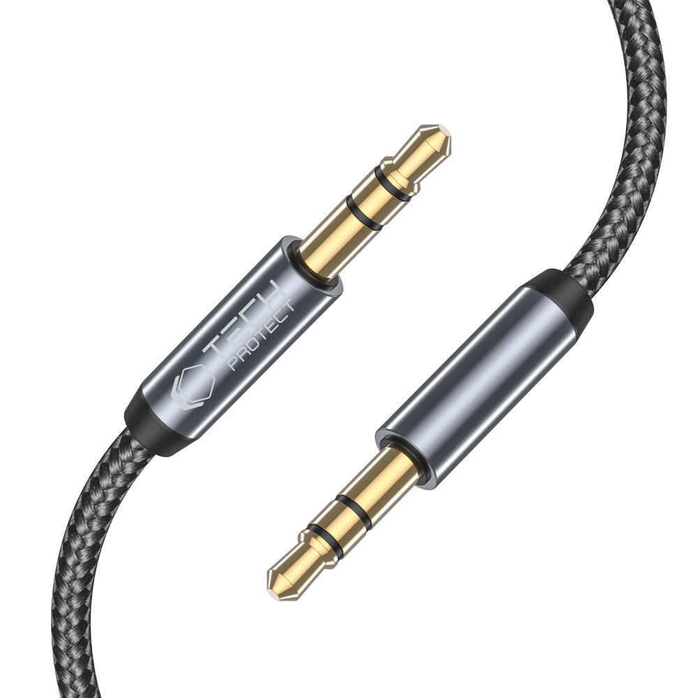 Tech-Protect UltraBoost Audio Cable 3.5mm Mini Jack / 3.5mm Mini Jack 1.5m, Black