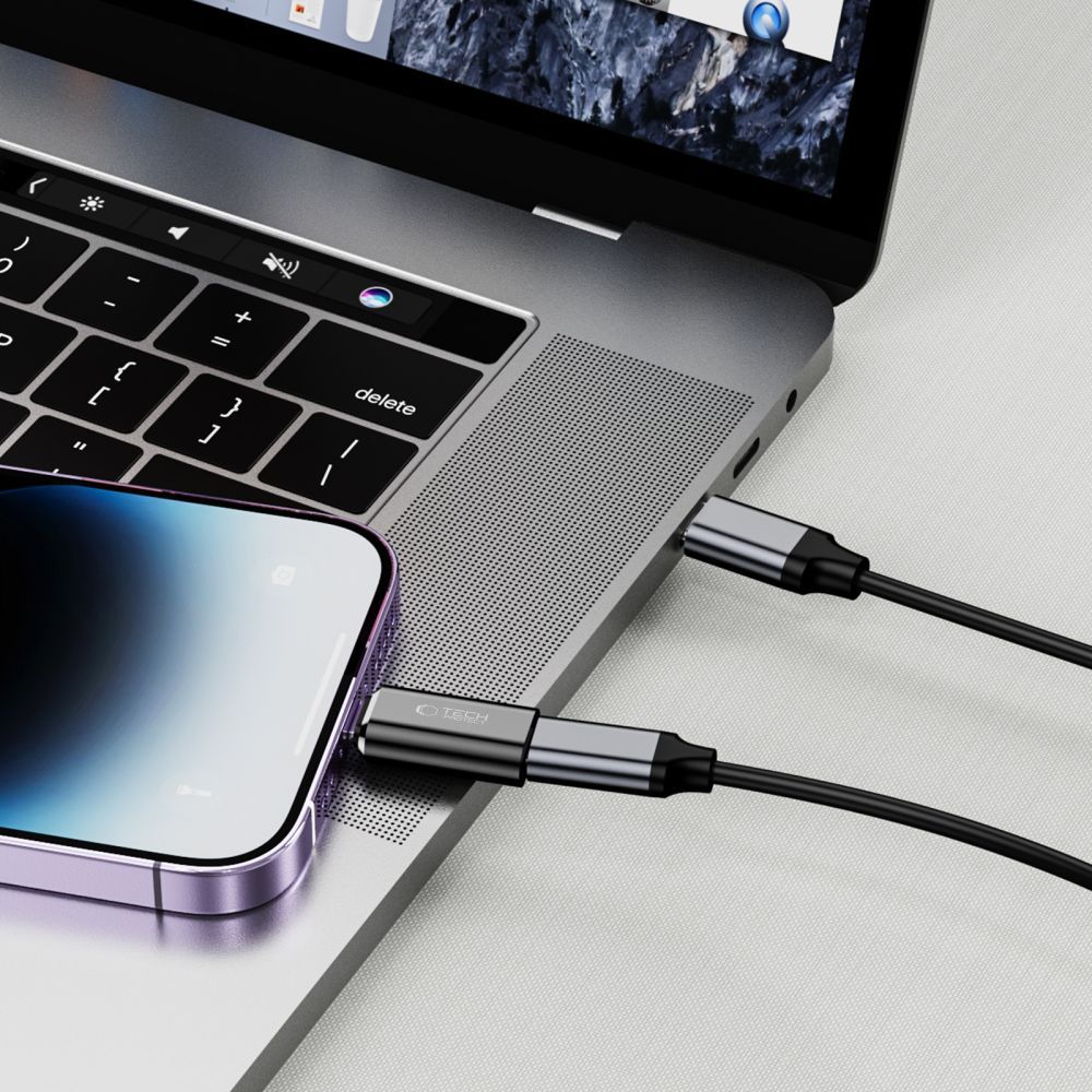 Tech-Protect UltraBoost Lightning (Male) / USB-C (Female) Adapter, Black