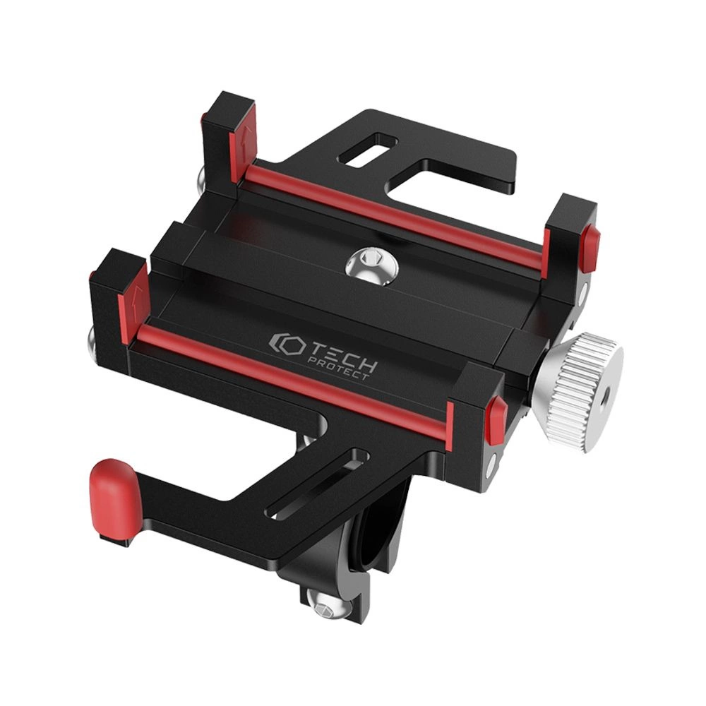 Tech-Protect V1 universal bicycle holder for smartphone - black and red