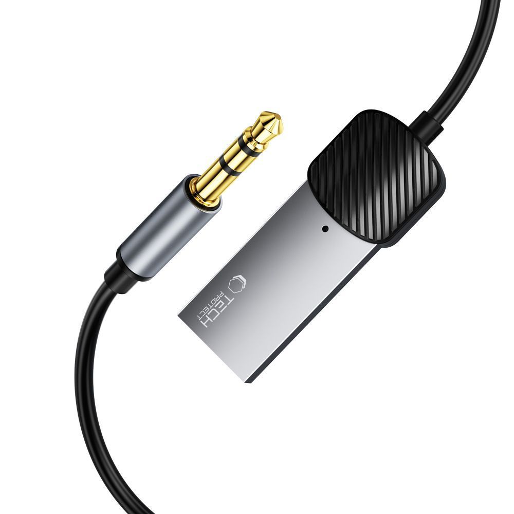 Tech-Protect UltraBoost Bluetooth Audio Adapter 3.5mm Jack, Gray