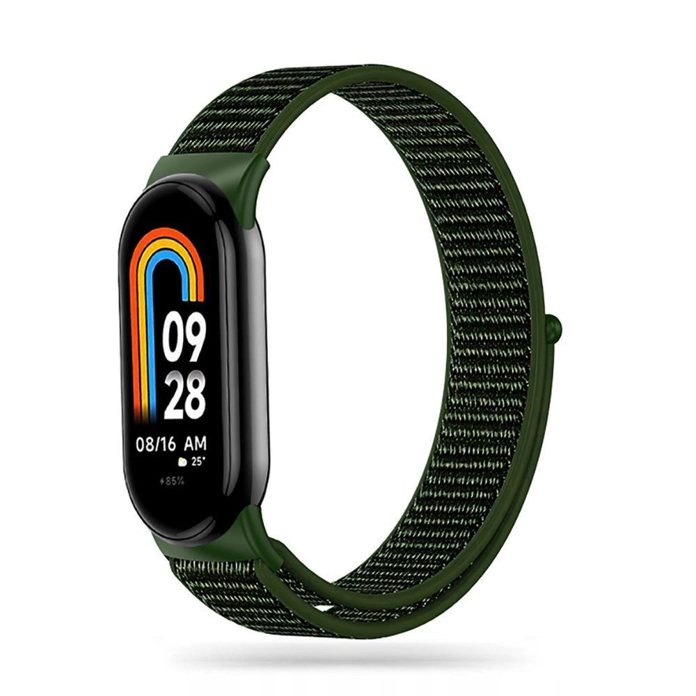 Tech-Protect Nylon strap for Xiaomi Smart Band 8 / 8 NFC - dark green