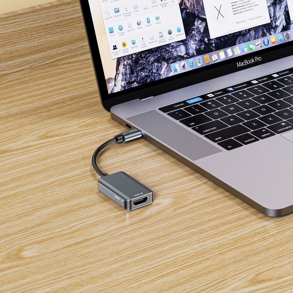 Tech-Protect UltraBoost USB-C to HDMI 4K 60Hz Adapter, Black