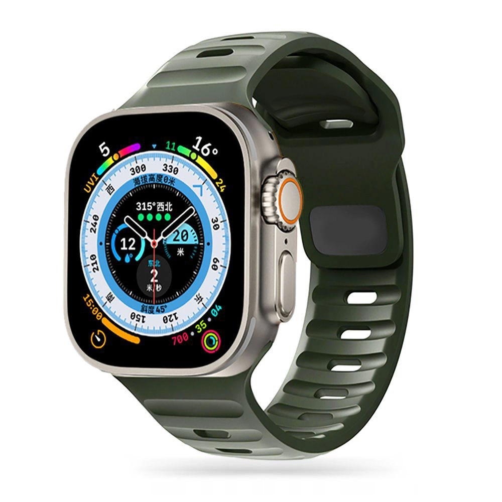 Tech-Protect IconBand Line for Apple Watch 4 / 5 / 6 / 7 / 8 / 9 / SE / Ultra 1 / 2 (42/44/45/49 mm) - dark green