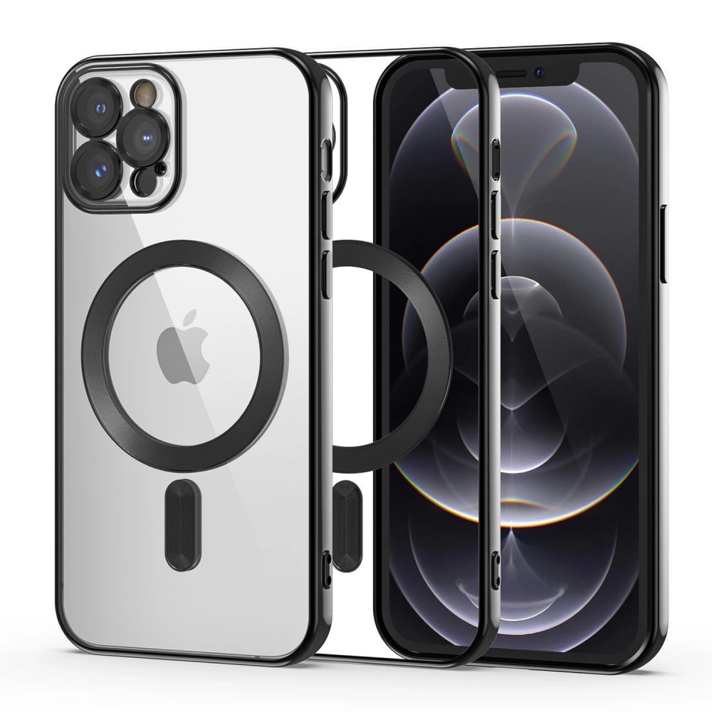 Apple iPhone 12 Pro 6.1'' Tech-Protect MagShine Line MagSafe Case Cover, Black