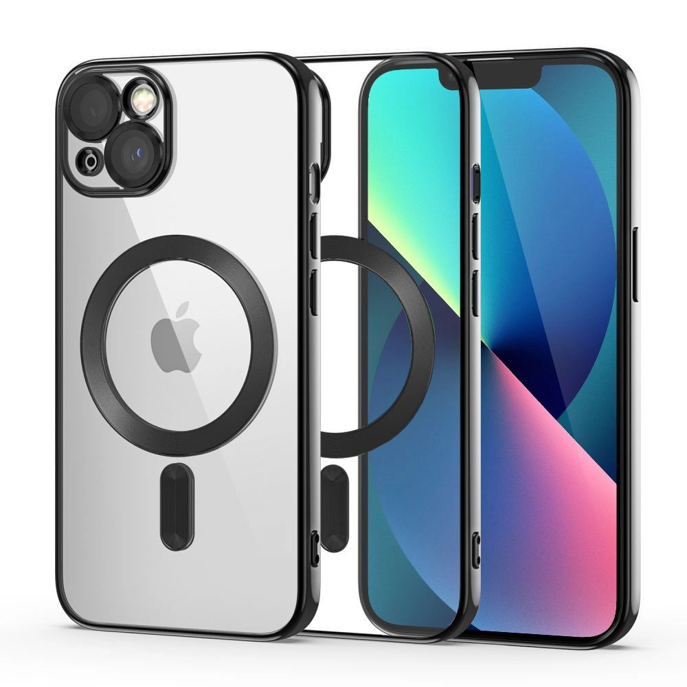 Apple iPhone 13 6.1'' Tech-Protect MagShine Line MagSafe Case Cover, Black