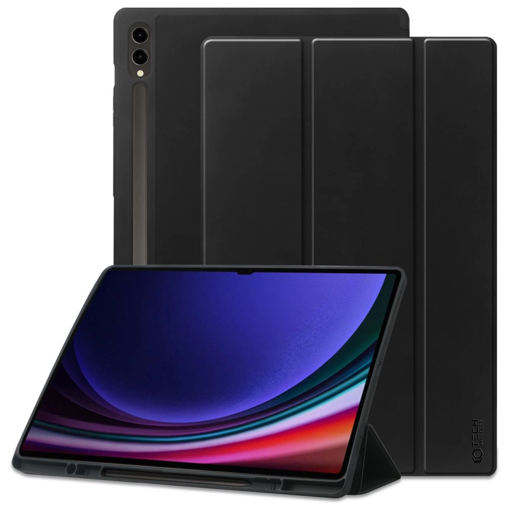 Samsung Galaxy Tab S9 Ultra (SM-X910, SM-X916B) Tech-Protect SC Pen Protective Cover Case, Black