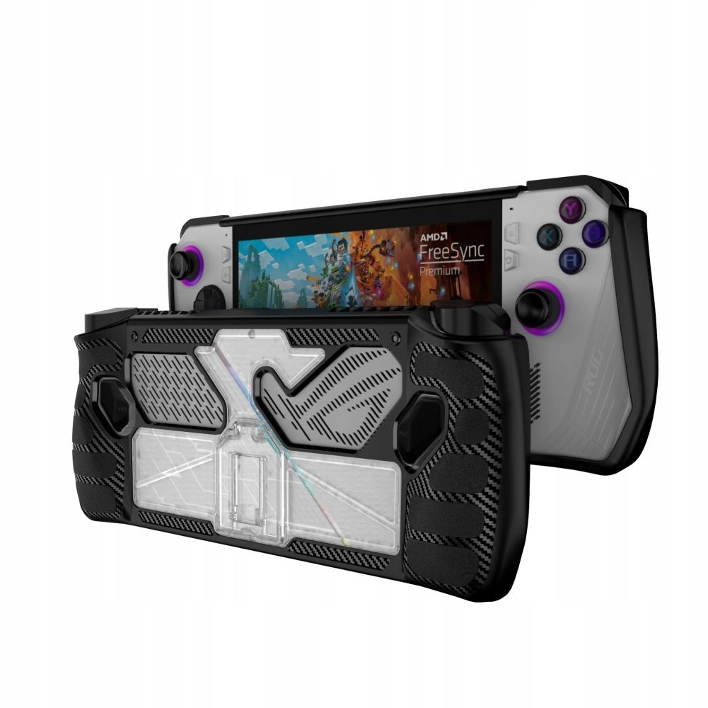 Tech-Protect Defense case for Asus ROG Ally - black and transparent