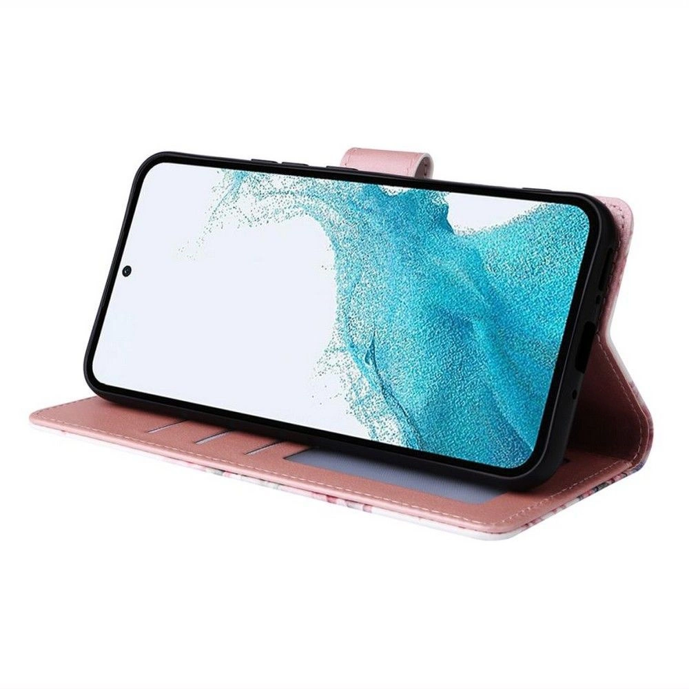Xiaomi Redmi 12 Tech-Protect Wallet Book Case Cover, Pink Flowers