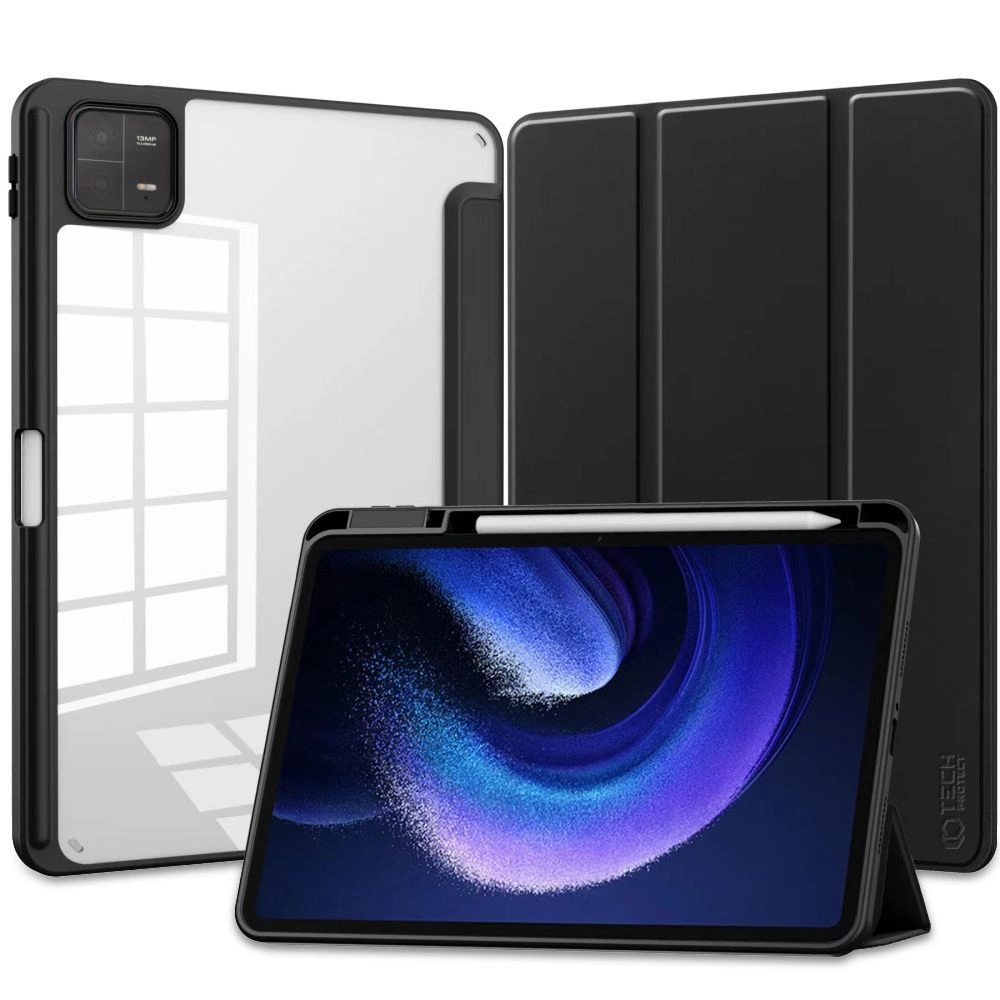 Xiaomi Pad 6 / 6 Pro 11'' Tech-Protect SC Pen Hybrid Cover Case, Black