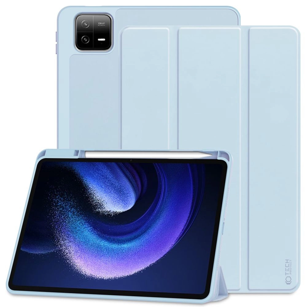 Xiaomi Pad 6 / 6 Pro 11'' Tech-Protect SC Pen Protective Cover Case, Light Blue