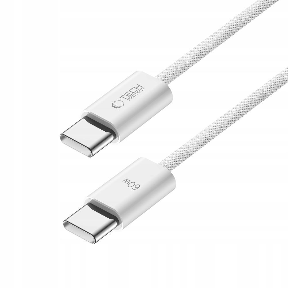 Tech-Protect UltraBoost Classic USB-C / USB-C PD Cable 60W 1m, White