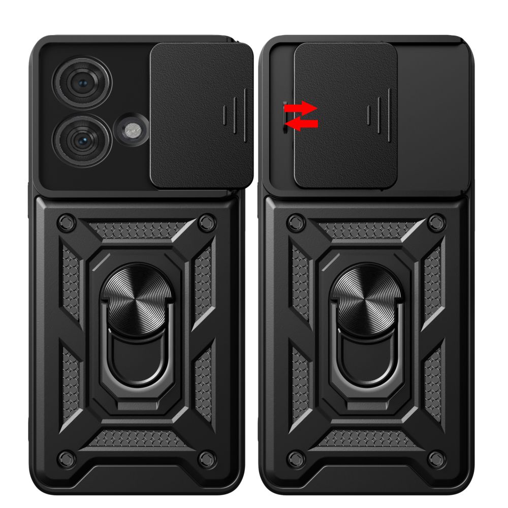 Motorola Edge 40 Neo Tech-Protect CamShield Pro Case Cover, Black