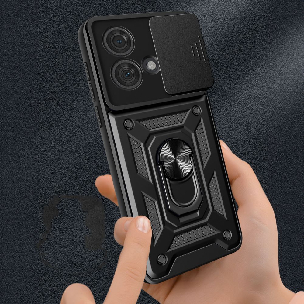 Motorola Edge 40 Neo Tech-Protect CamShield Pro Case Cover, Black