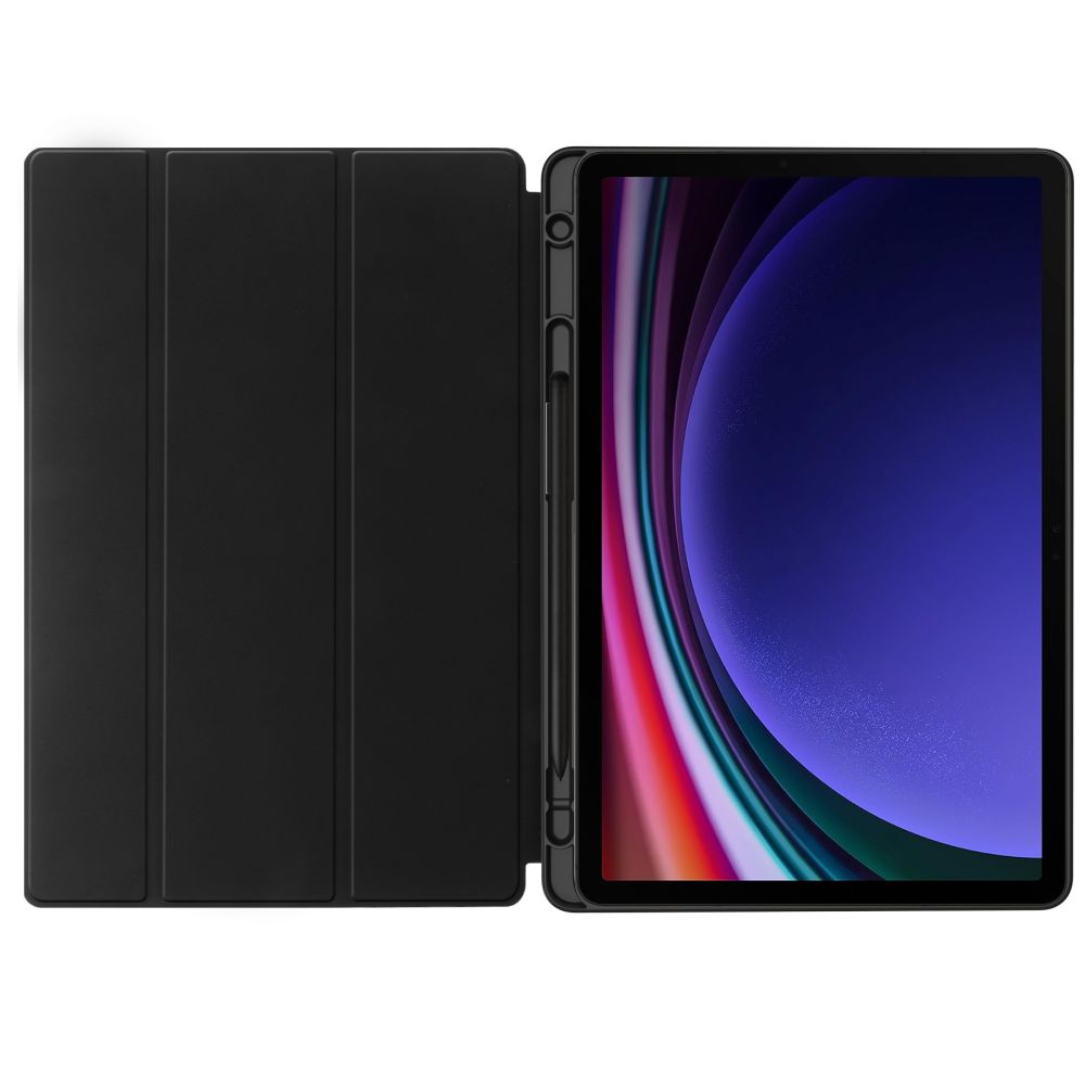 Samsung Galaxy Tab S9 FE 10.9\'\' (SM-X510 / X516B) Trifold Tech-Protect SC Pen Protective Cover Case, Black