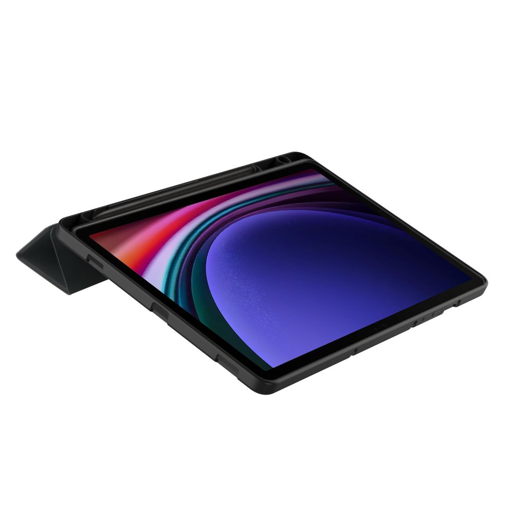 Samsung Galaxy Tab S9 FE 10.9\'\' (SM-X510 / X516B) Trifold Tech-Protect SC Pen Protective Cover Case, Black