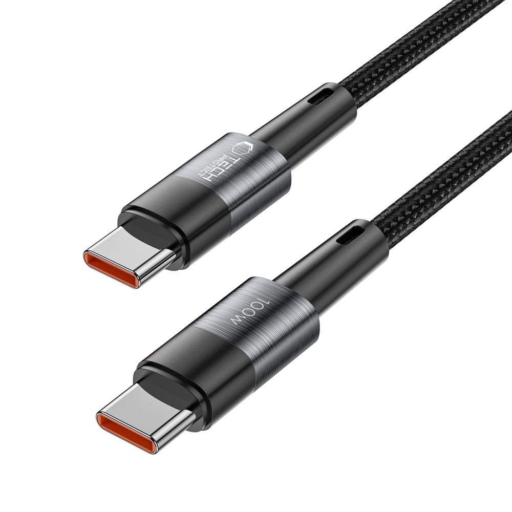 Tech-Protect UltraBoost USB-C / PD kabelis 100W 5A 1m - pelēks | cable gray