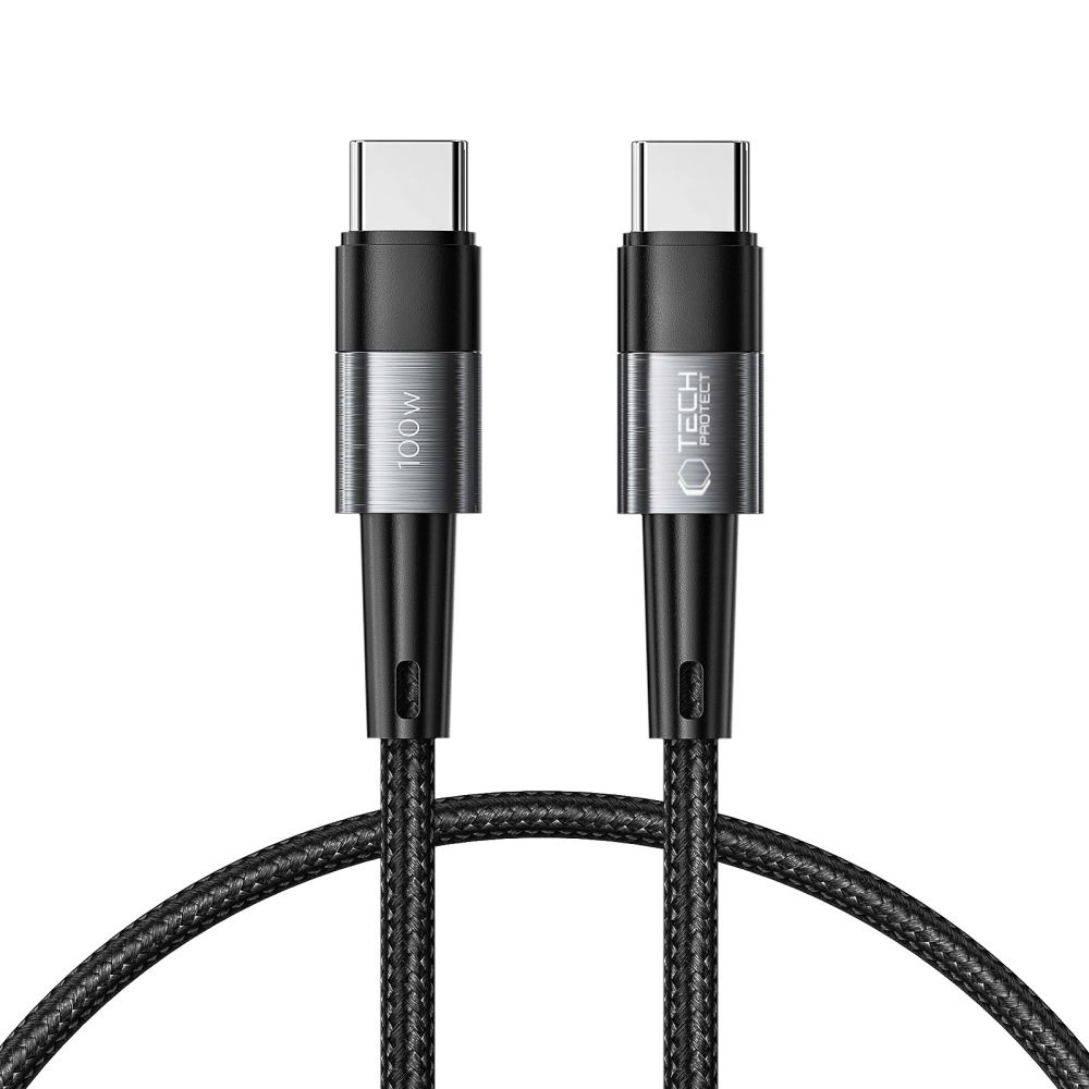 Tech-Protect UltraBoost USB-C / USB-C PD Cable 100W 5A 0.25m, Gray