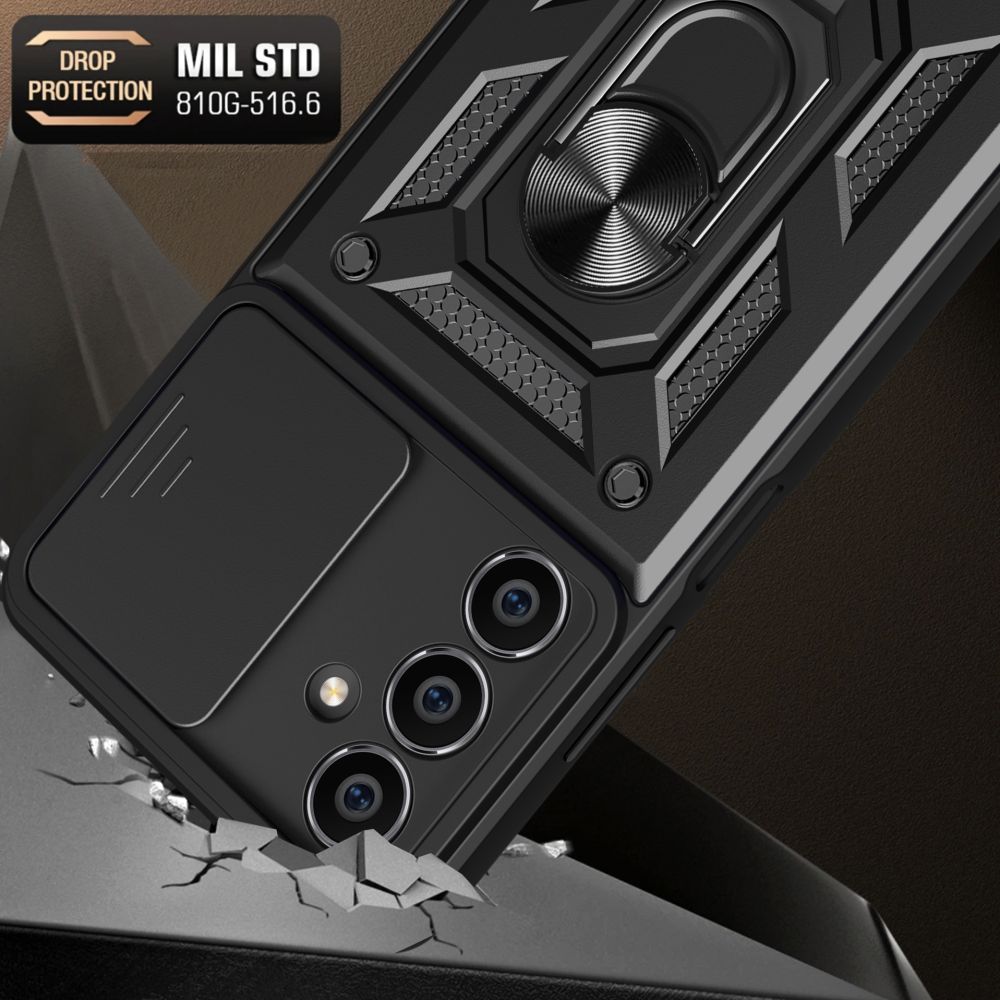 Tech-Protect Samsung Galaxy S23 FE vāciņš CamShield Pro, melns