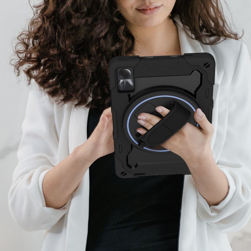 Xiaomi Redmi Pad SE 11\'\' Tech-Protect Solid360 Cover Case, Black