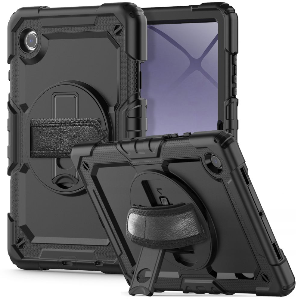 Samsung Galaxy Tab A9+ Plus (SM-X210, X215, X216B) Tech-Protect Solid360 Cover Case, Black