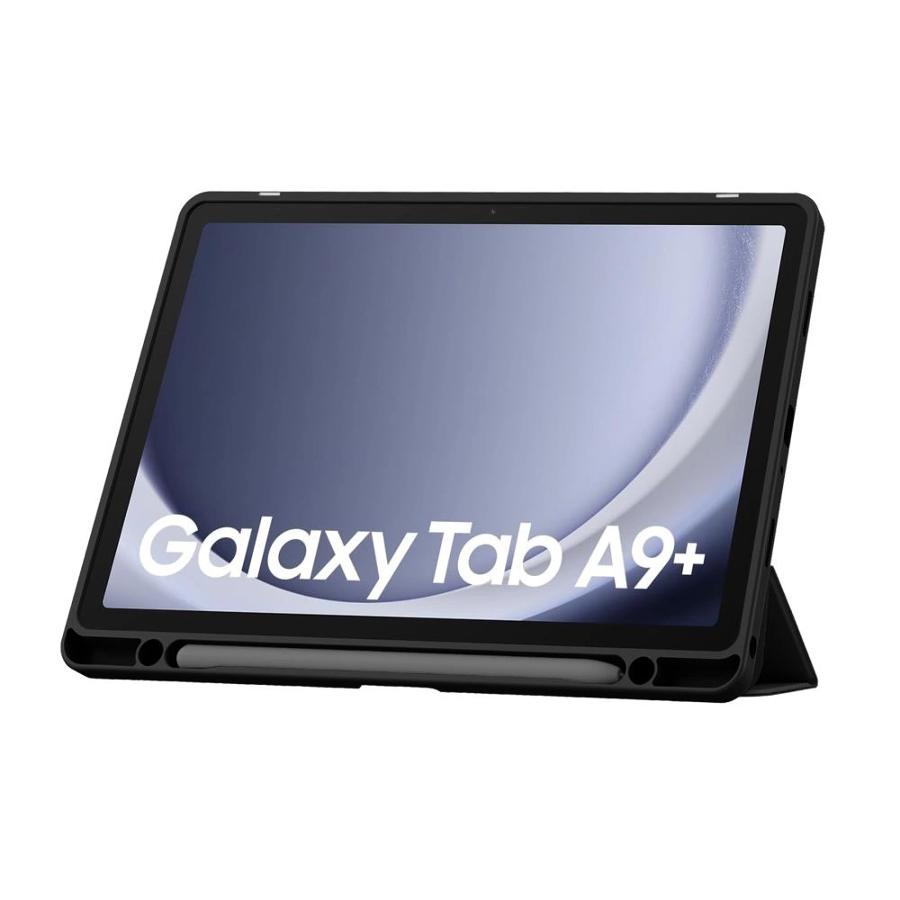 Samsung Galaxy Tab A9+ Plus (SM-X210, X215, X216B) Tech-Protect SC Pen Hybrid Cover Case, Black
