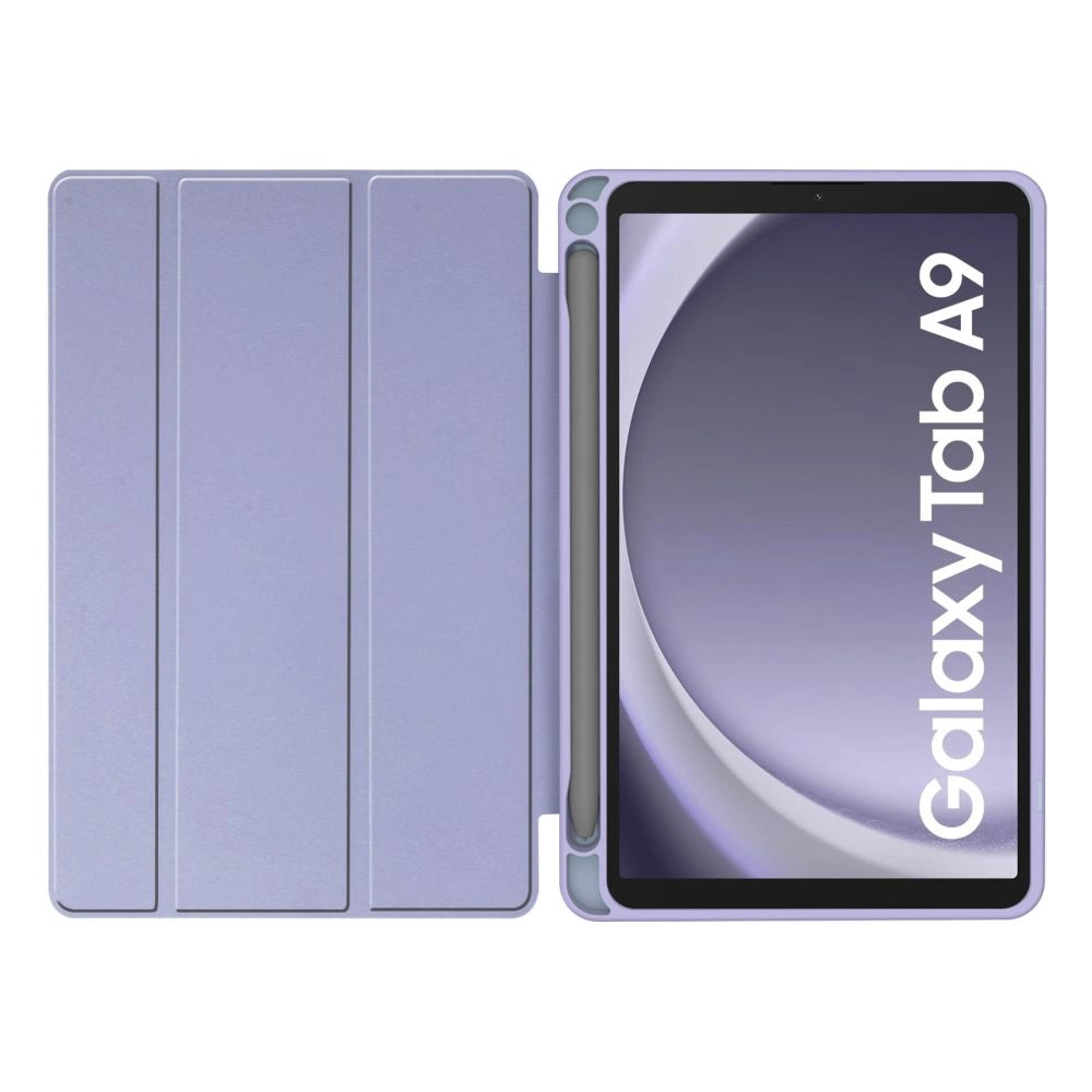 Samsung Galaxy Tab A9 ( SM-X110 / X115 ) Tech-Protect SC Pen Hybrid Cover Case, Purple Marble