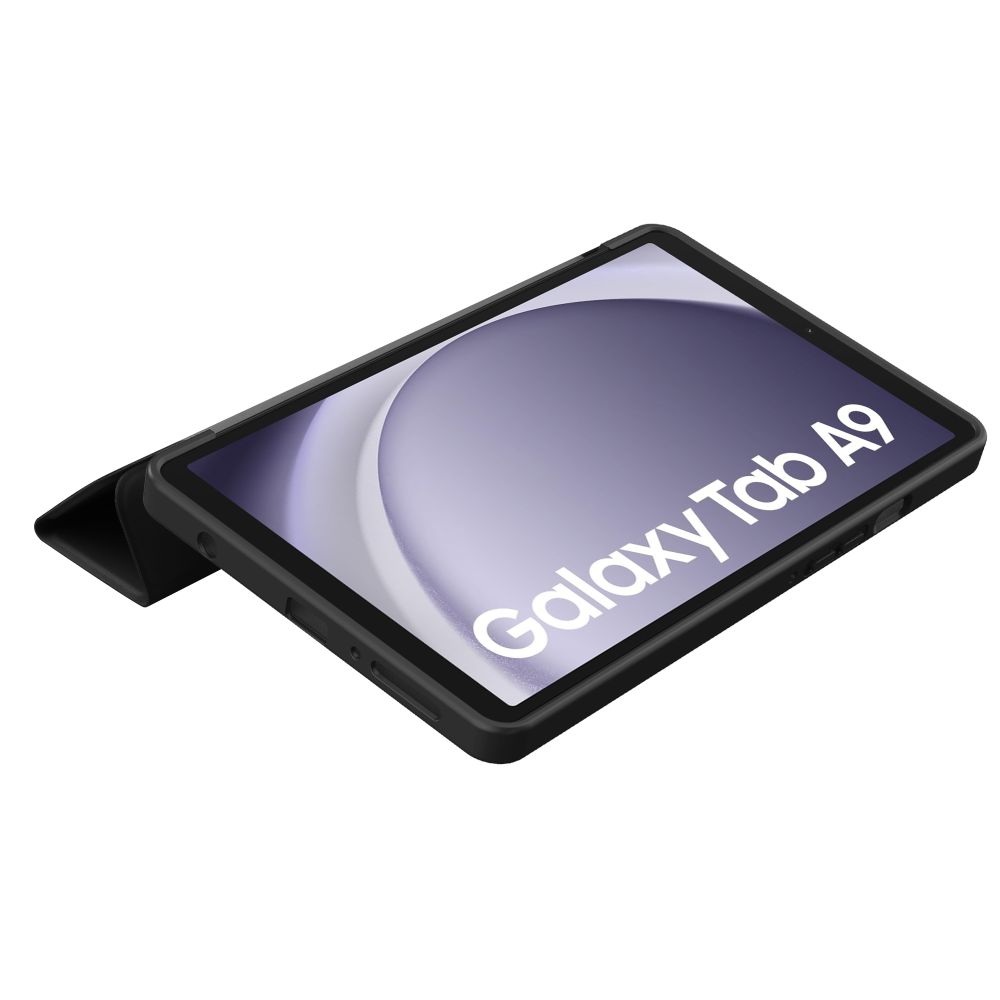 Samsung Galaxy Tab A9 ( SM-X110 / X115 ) Trifold Tech-Protect SmartCase Protective Cover Case, Black