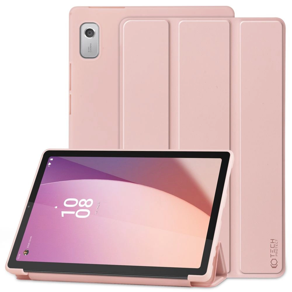 Lenovo Tab M9 (TB310FU) Trifold Tech-Protect SmartCase Protective Cover Case, Pink