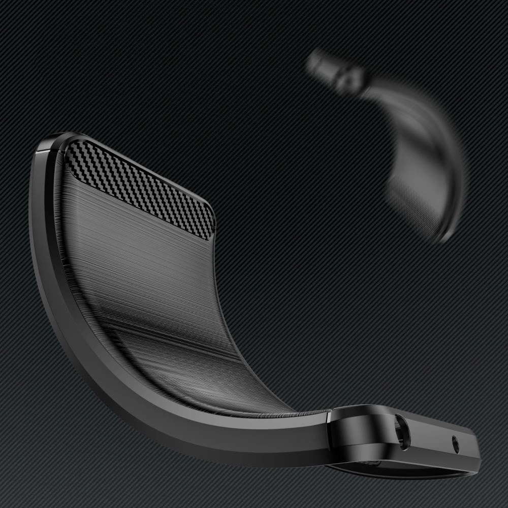 Xiaomi Redmi 13C / Poco C65 Tech-Protect TPUCarbon Fiber TPU Protective Case Cover, Black | Чехол Обложка...