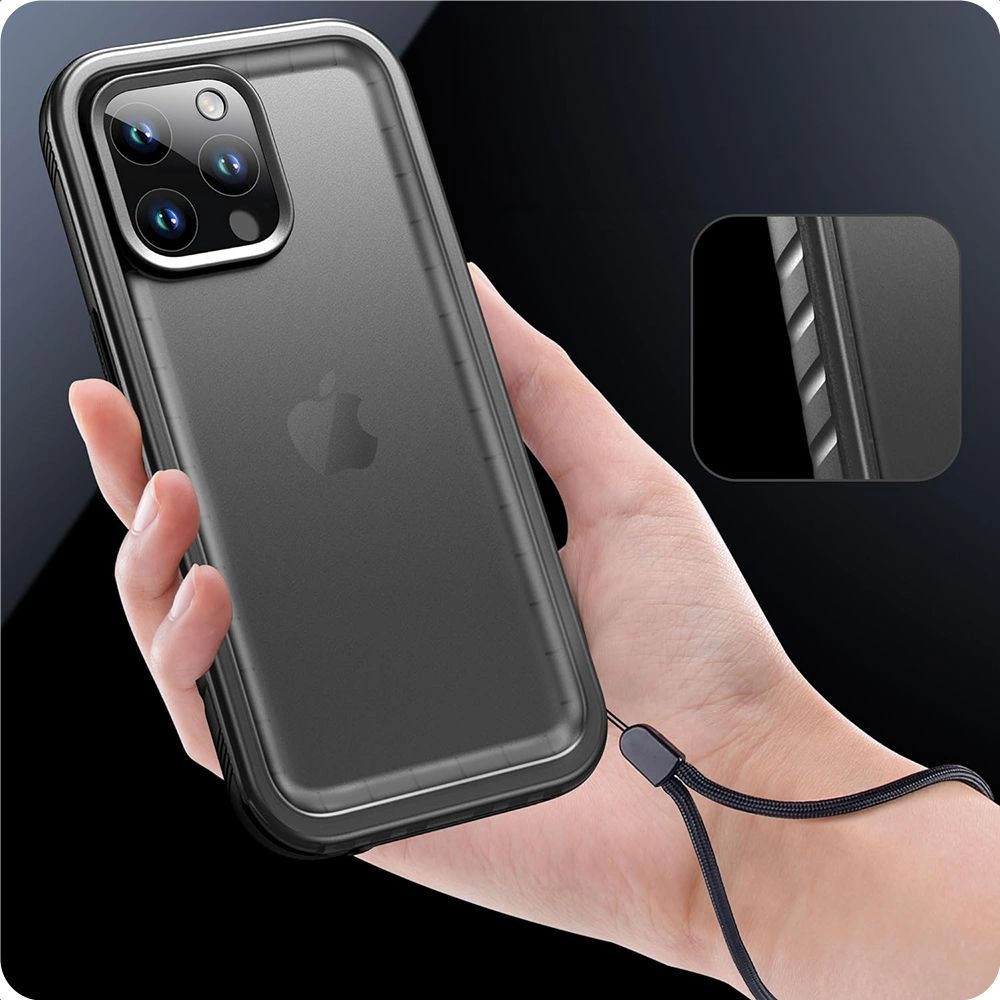 Samsung Galaxy S24 (SM-S921) Tech-Protect ShellBox Waterproof IP68 Book Case Cover, Black
