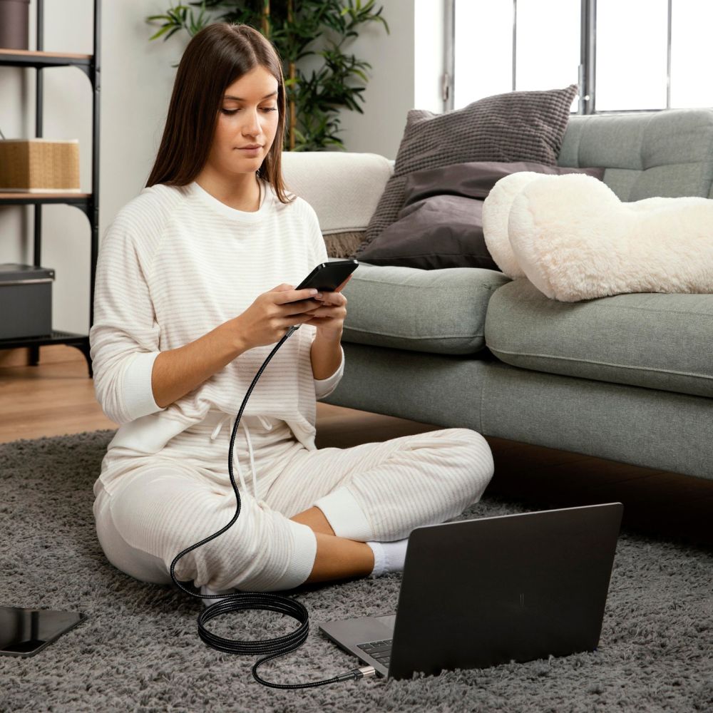 Tech-Protect UltraBoost Evo USB-C / USB-C PD Cable 100W 1m, Titanium
