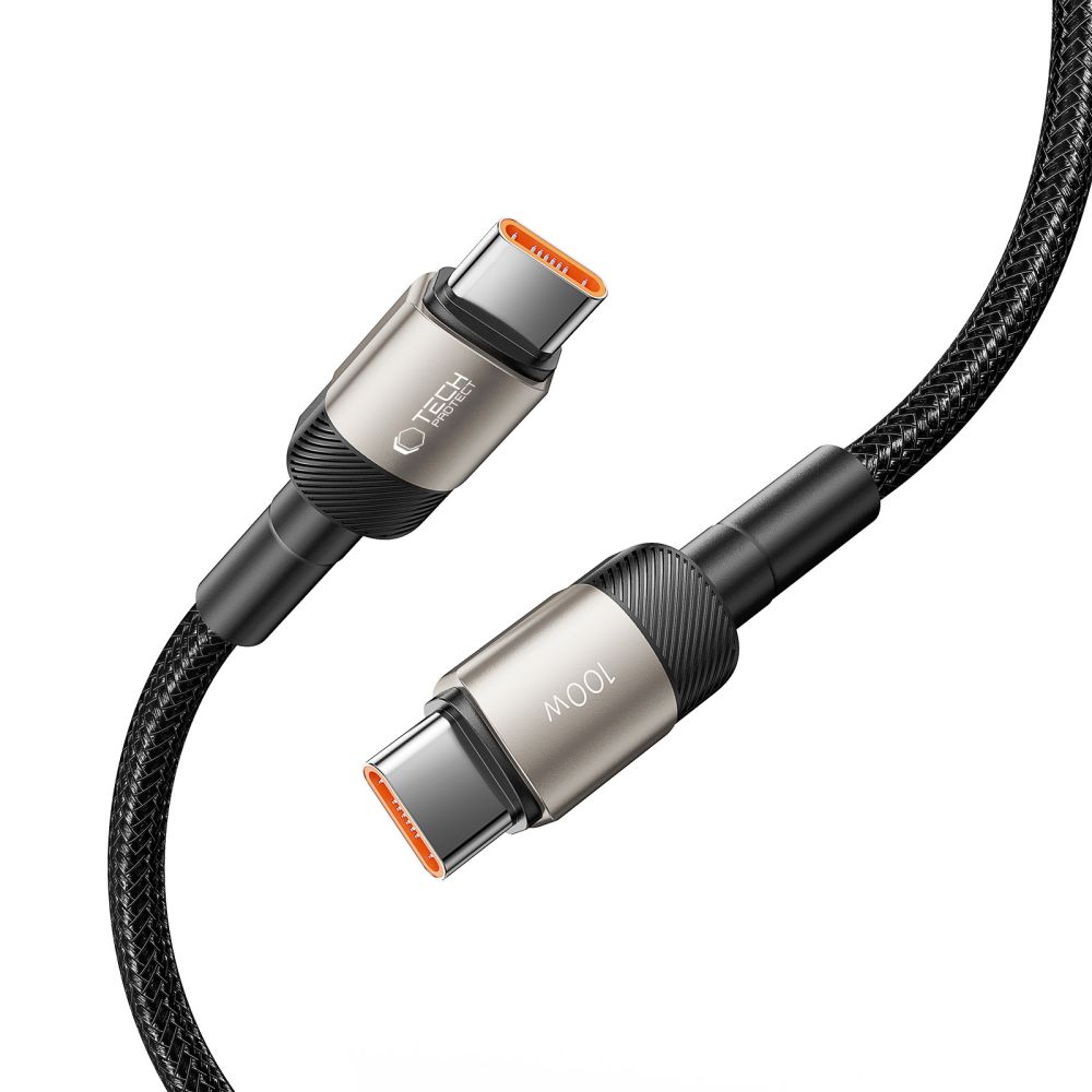 Tech-Protect UltraBoost Evo USB-C / USB-C PD Cable 100W 1m, Titanium