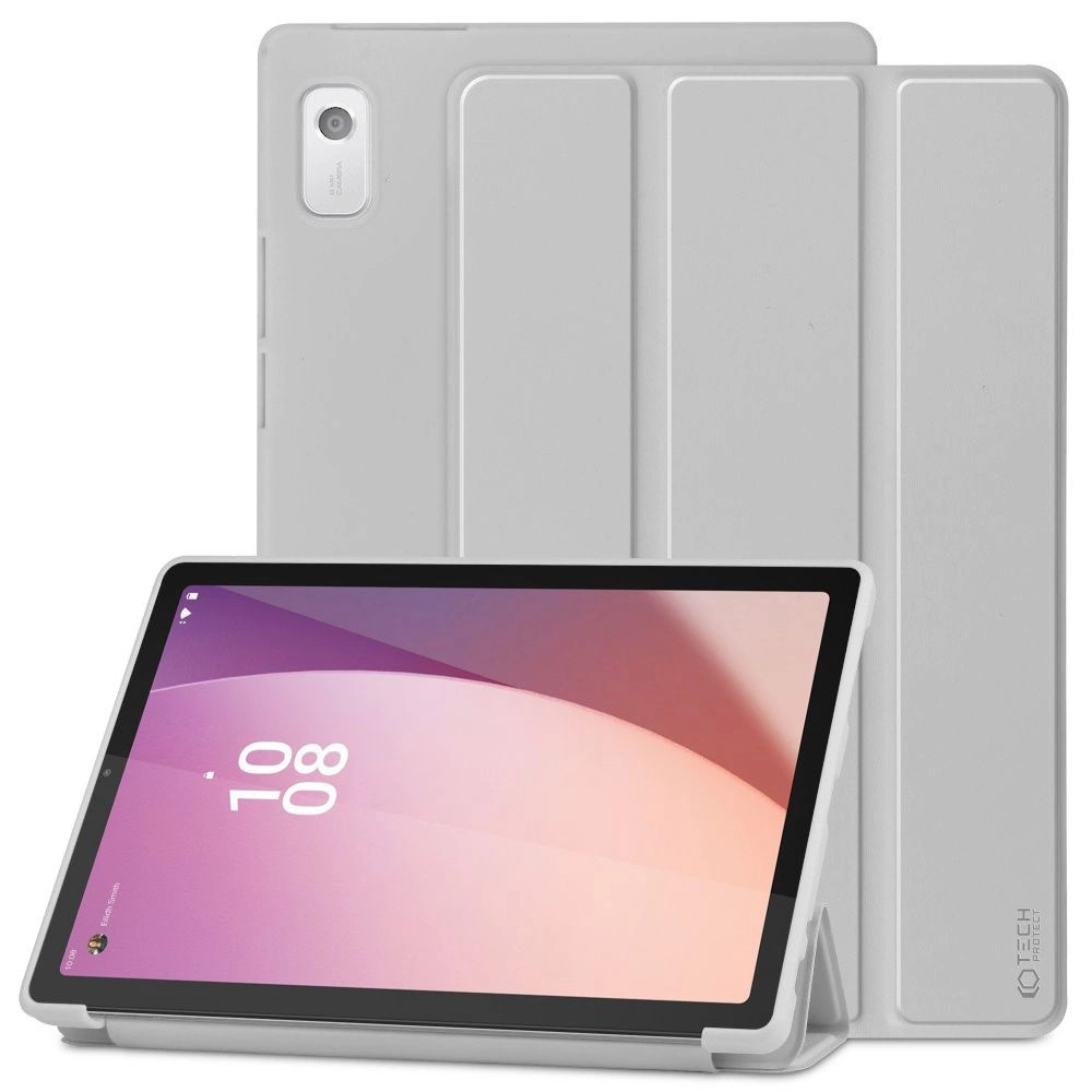 Lenovo Tab M9 (TB310FU) Trifold Tech-Protect SmartCase Protective Cover Case, Gray