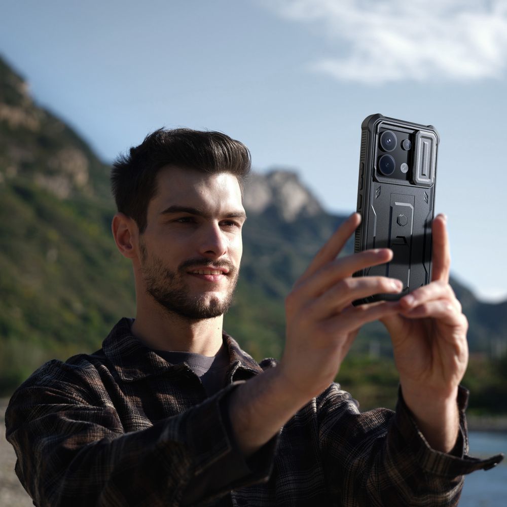 Xiaomi Redmi Note 13 Pro 5G / Poco X6 5G Tech-Protect Kevlar Cam+ Protective Case Cover, Black