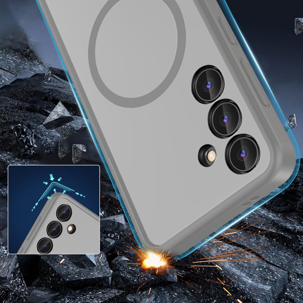 Samsung Galaxy S24 (SM-S921) Tech-Protect MagMat MagSafe Case Cover, Titanium Matte