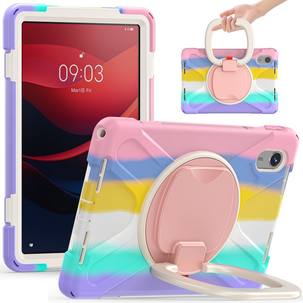 Lenovo Tab M11 11\'\' (TB-330FU) Tech-Protect X-Armor Hard Case Cover, Pink and Blue