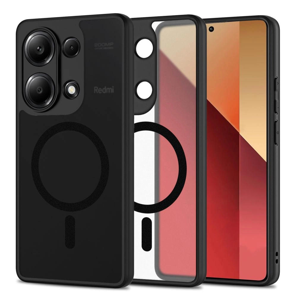 Xiaomi Redmi Note 13 Pro 4G / LTE Tech-Protect MagMat MagSafe Case Cover, Black