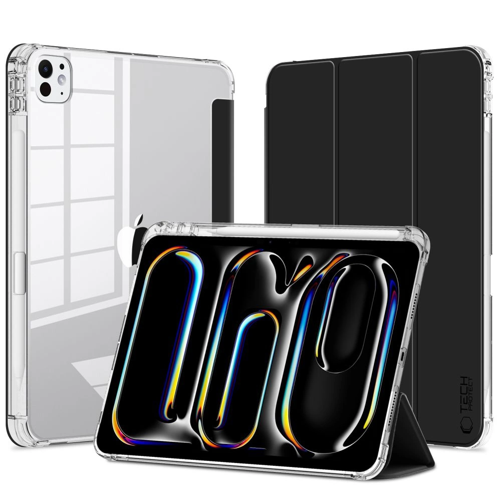 Apple iPad Pro 13'' (2024) (A2926 A2925) Tech-Protect SC Pen Hybrid Cover Case, Black | Planšetes Vāciņš Maciņš...