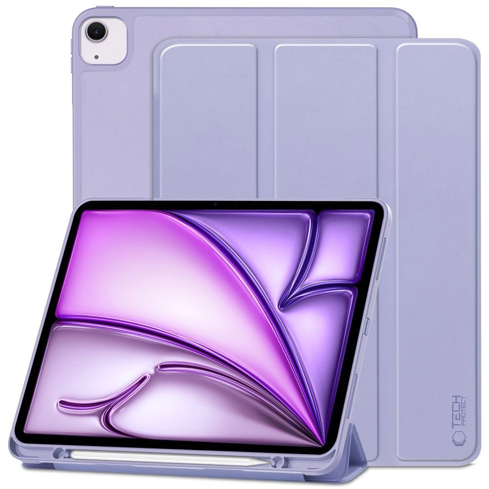 Apple iPad Air 13'' (2024) (A2903 A2898) Tech-Protect SC Pen Protective Cover Case, Purple