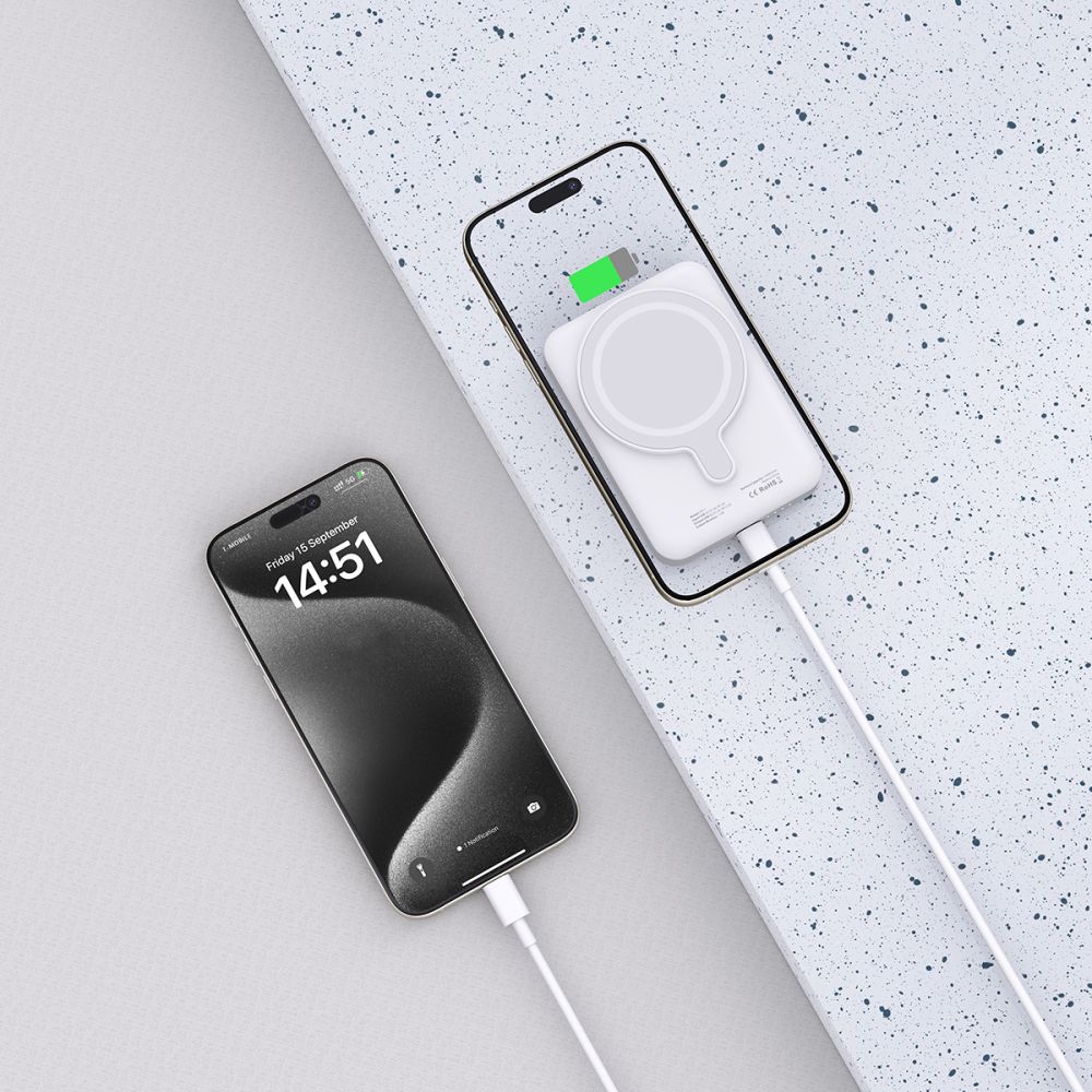 Tech-Protect LifeMag PB11 MagSafe Powerbank 10000mAh, White