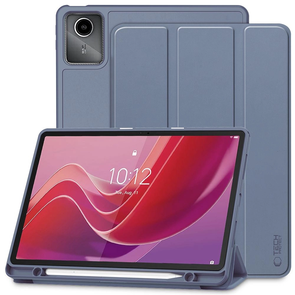 Lenovo Tab M11 11'' (TB-330FU) Tech-Protect SC Pen Protective Cover Case, Dark Purple