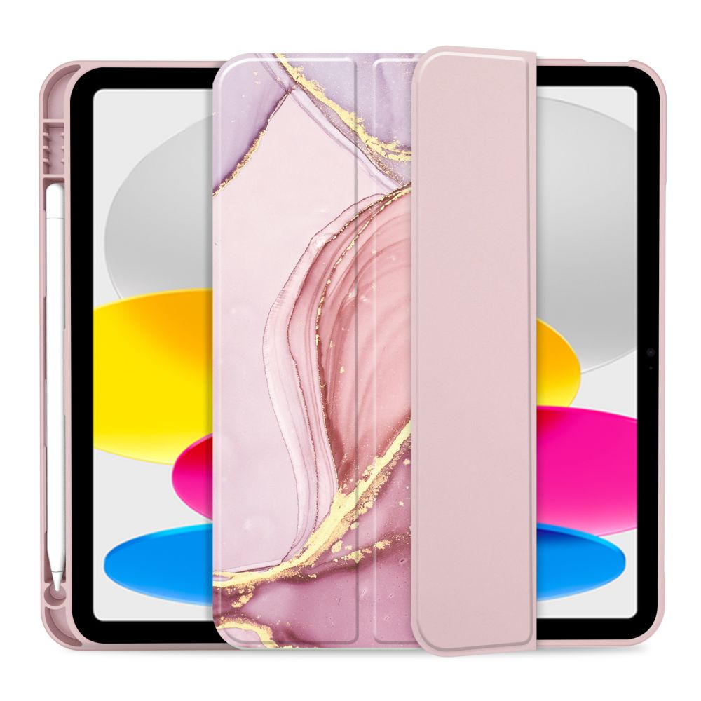 Чехол-книжка Tech-Protect SC Pen для iPad 10.9\" 2022, Pink Marble