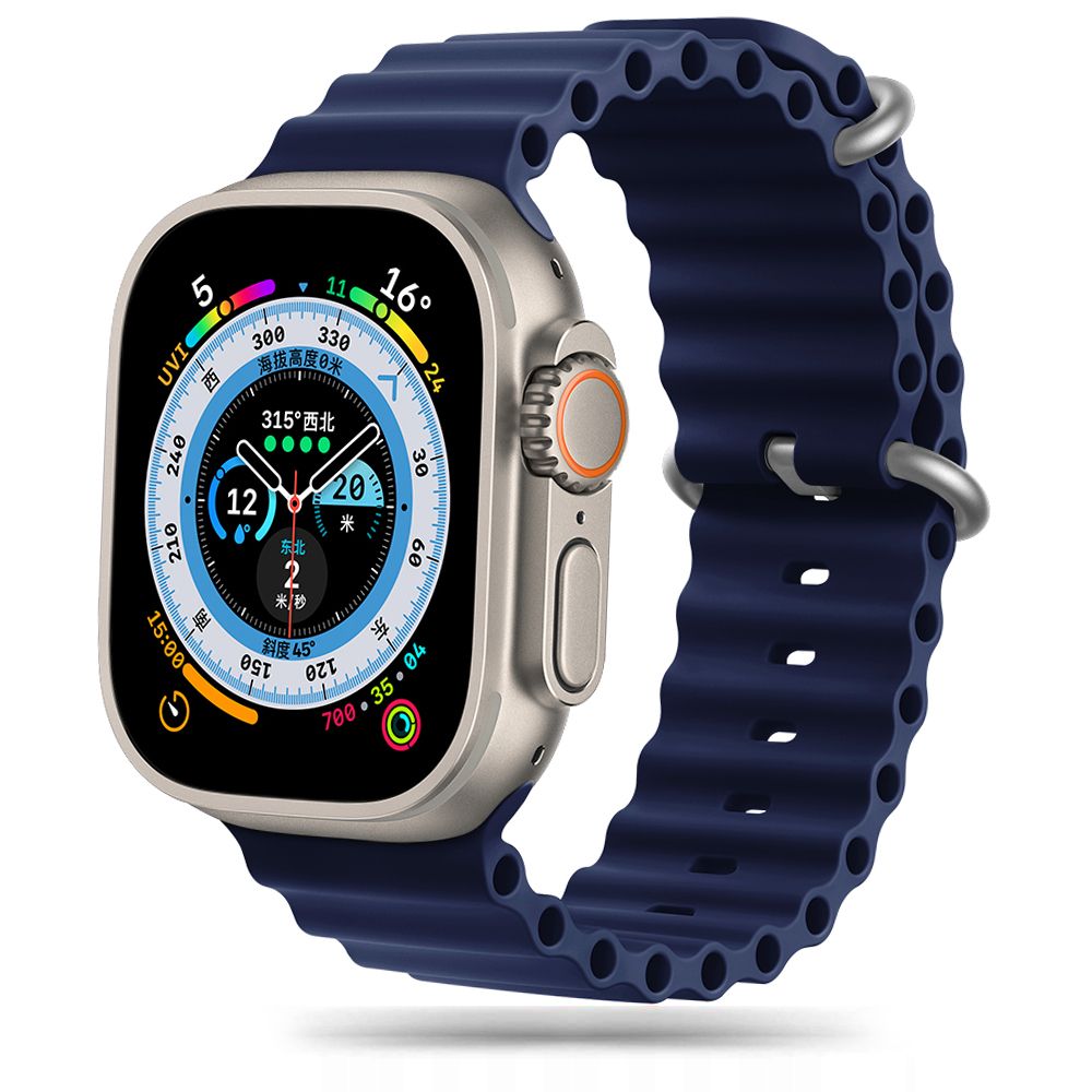 Tech-Protect IconBand Pro strap for Apple Watch 4 / 5 / 6 / 7 / 8 / 9 / SE / Ultra 1 / 2 (42/44/45/49 mm) - navy blue