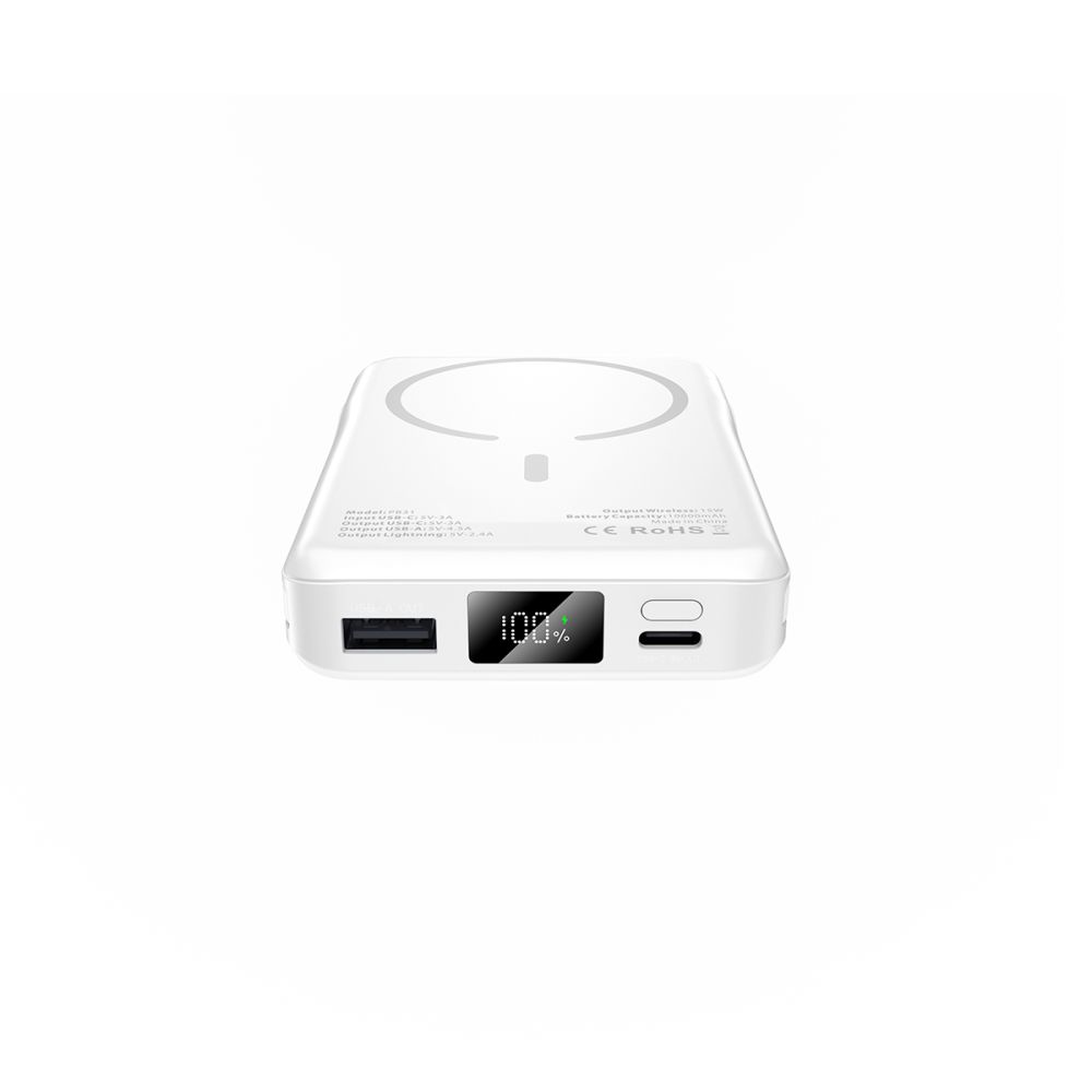 Tech-Protect LifeMag PB31 Power Bank 10000mAh with MagSafe, White